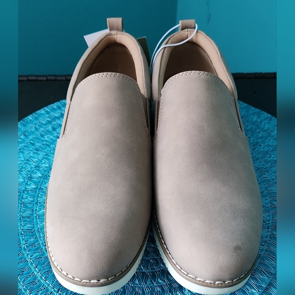 Goodfellow & Co Men's Liam size 7 loafers sneakers casual slip on taupe tan NWT - Picture 2 of 8